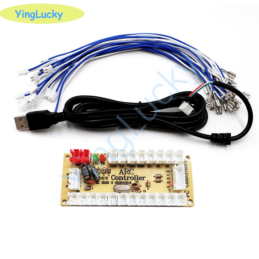 Arcade Button Pcb - USB-контроллер для 2 игроков с нулевой