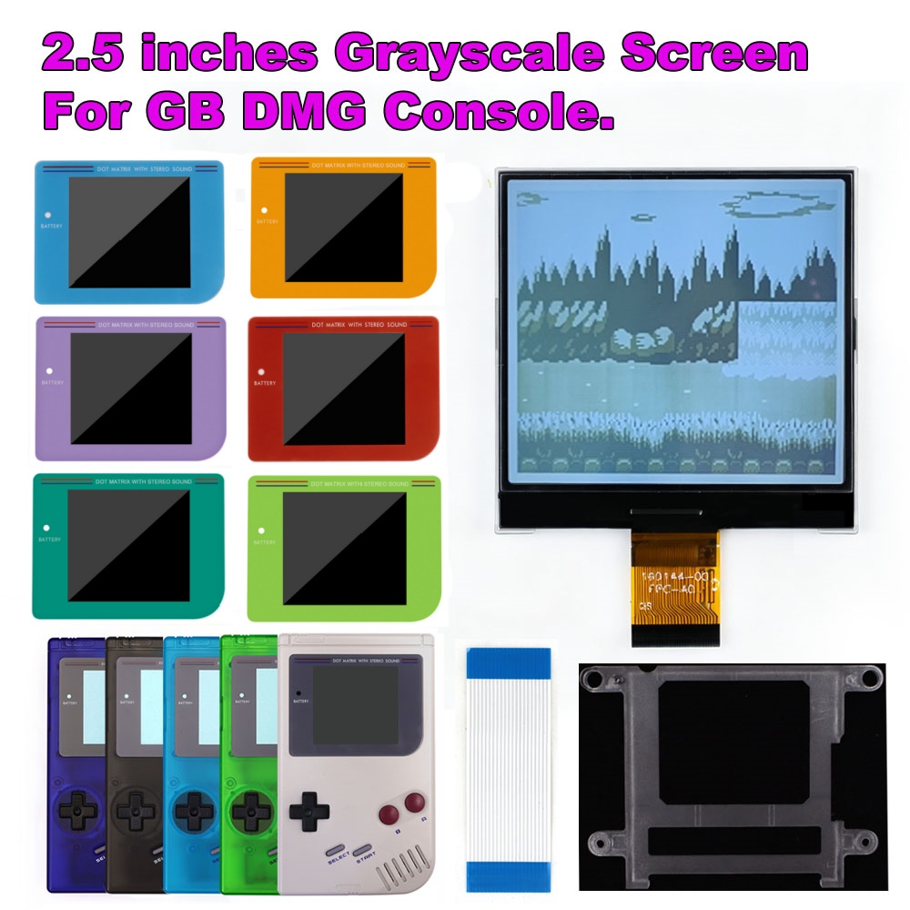 Lcd Screen Arcade - HISPEEDIDO 2.5-дюймовый комплект серо-белого ЖК-дисплея для
