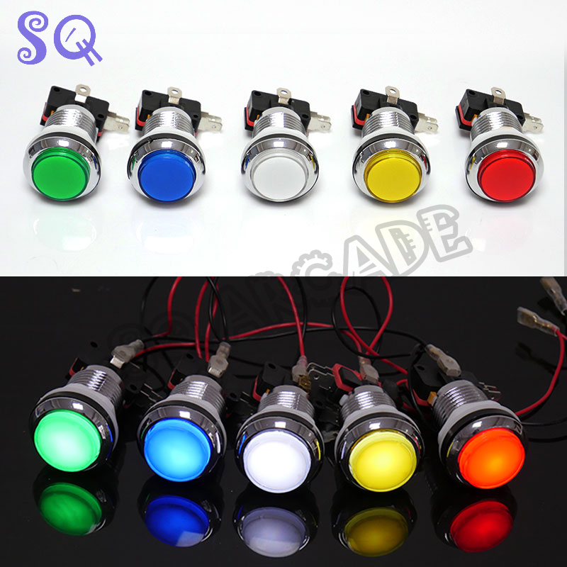 Arcade Button Pcb - 8 шт. аркадная консоль Pandora светодиодная