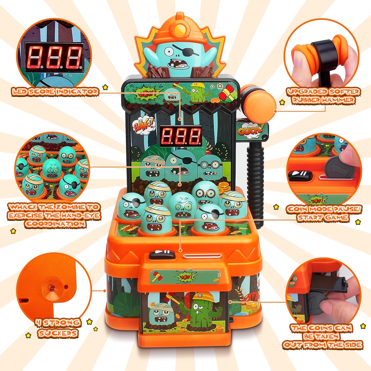Игровой набор «Ударь зомби» дл – обзор и цена Skee Ball Arcade