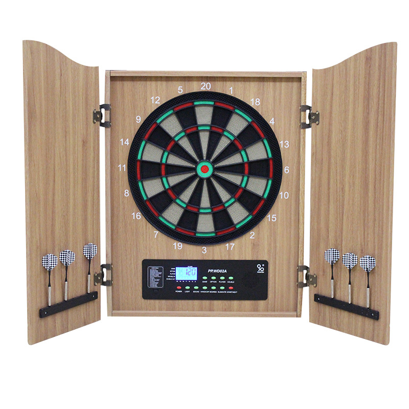 Роскошный деревянный электронн – обзор и цена Electronic Dartboard Cabinet